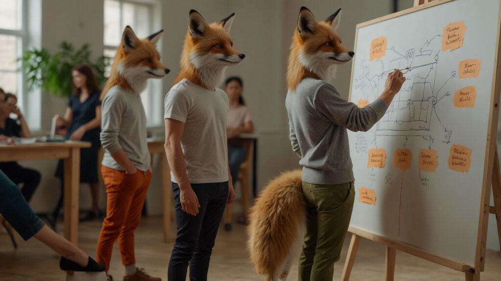 Site planning foxes